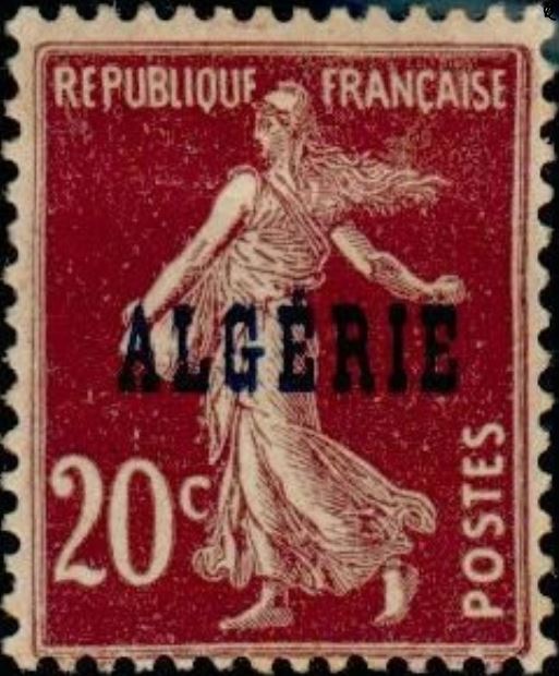 Timbre de France N° 139 surchargé ALGERIE