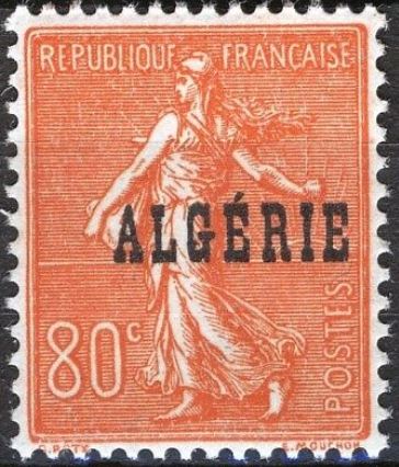 Timbre de France N° 204 surchargé ALGERIE