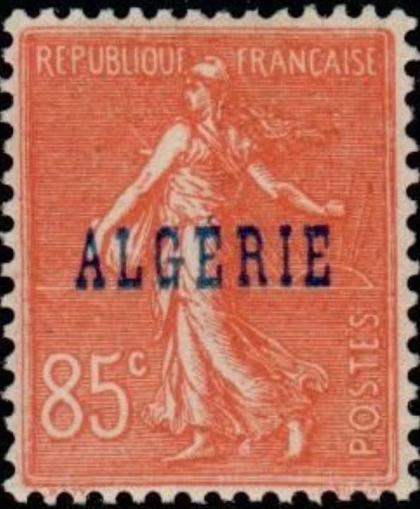 Timbre de France N° 206 surchargé ALGERIE