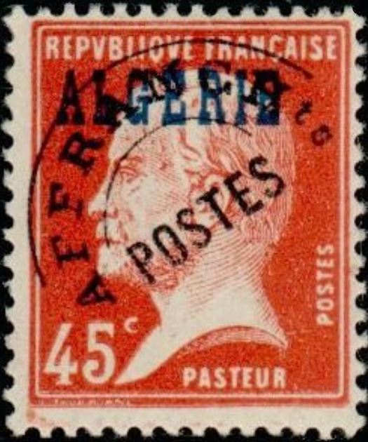 Timbre de France N° 175 surchargé ALGERIE