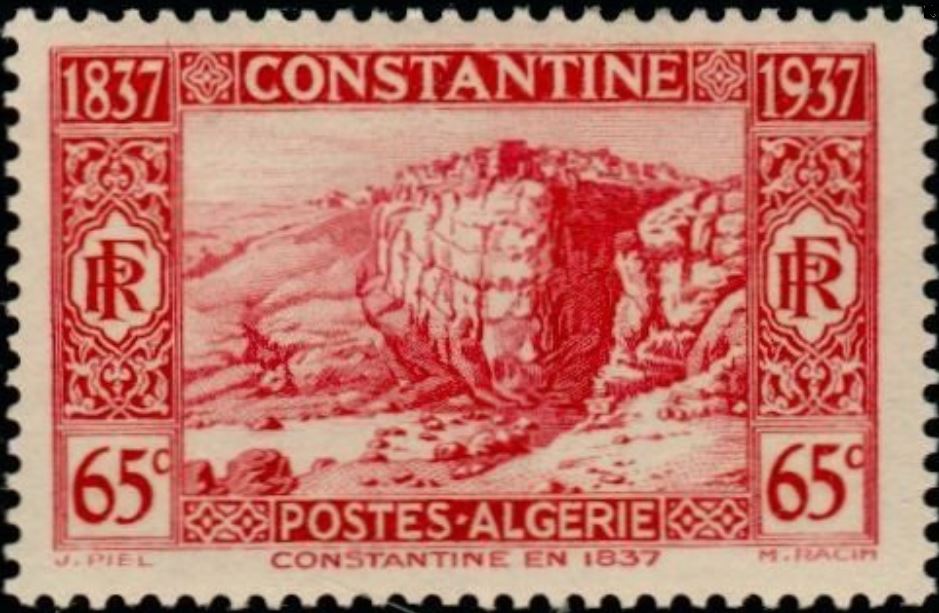 Vue de Constantine, en 1837