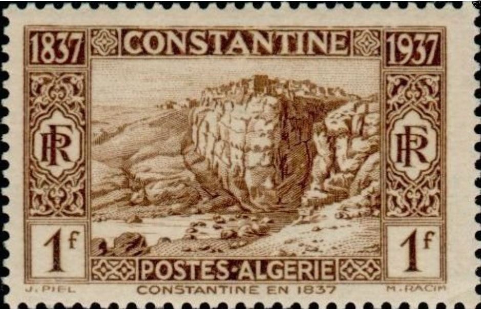 Vue de Constantine, en 1837