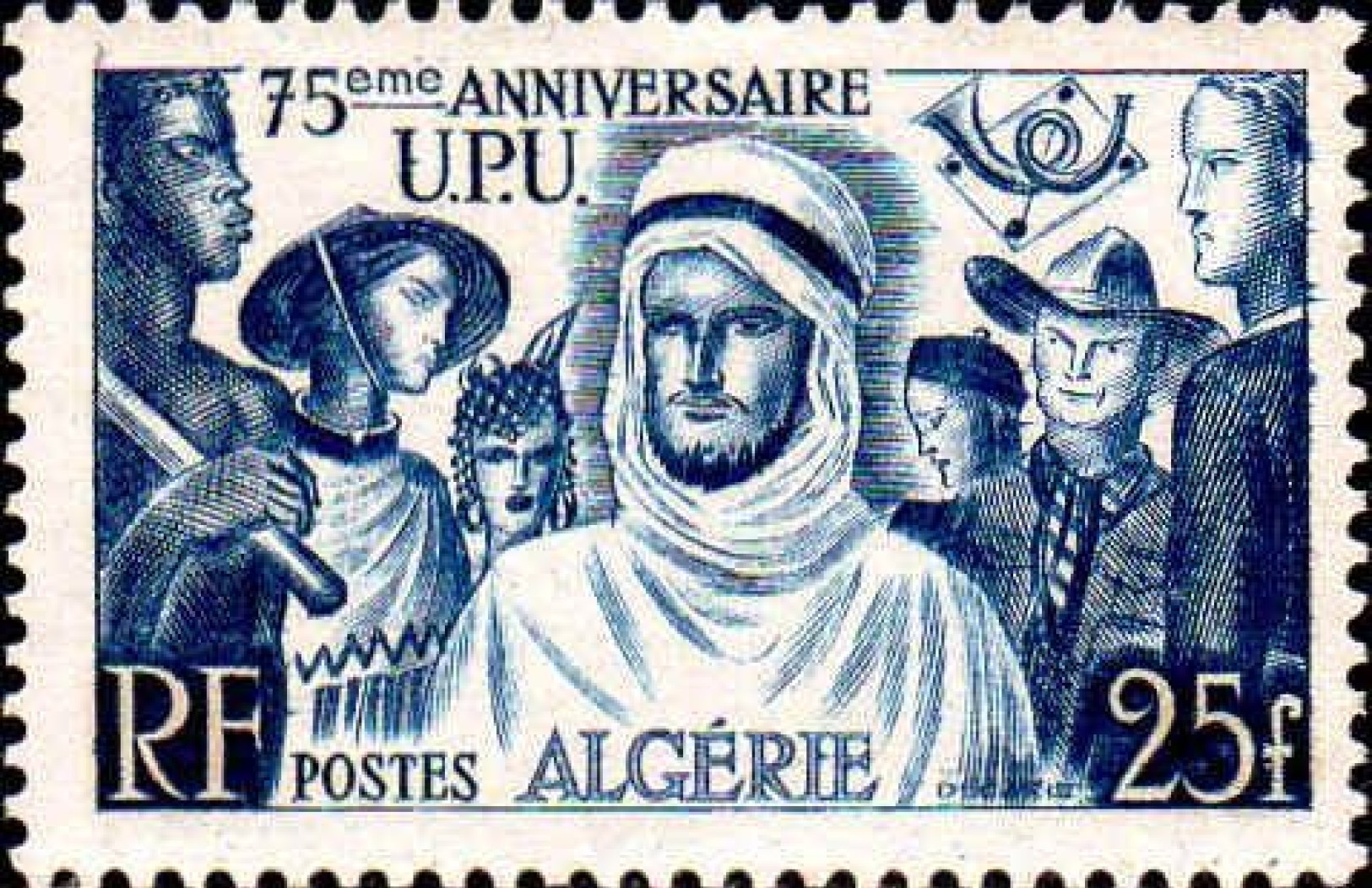 75  Anniversaire de l’UPU (Union Postal Universel)