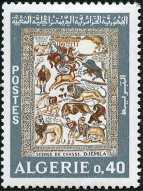 Mosaïques Scènes de Chasse Djemila