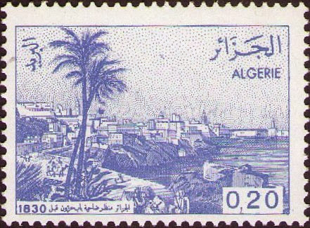 Vue du Faubourg Bab Azzoun (Alger avant 1830)