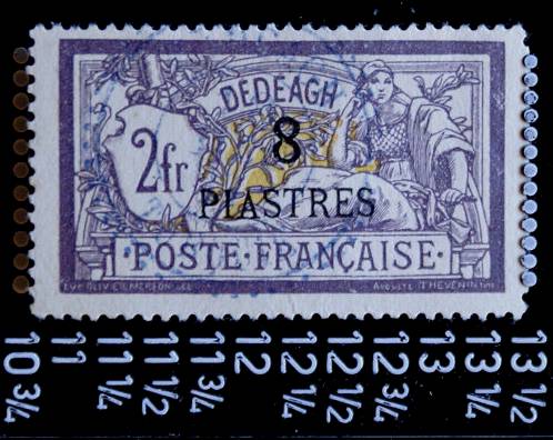 La dentelure des timbres